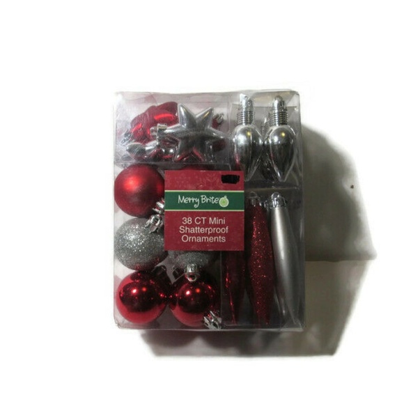 Christmas Ornaments Merry Brite Shatterproof - Picture 4 of 4